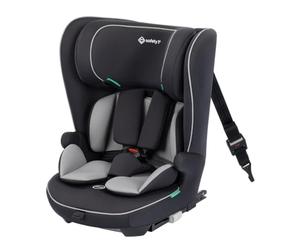 Safety 1st Lunar i-Size, silla de coche evolutiva, 15 meses a 12 años (76-150 cm), silla de coche ISOFIX, 13 posiciones de reposacabezas, protección lateral, Black