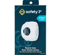 Safety 1st Parent Grip - Cubiertas para pomos de puerta, color blanco, talla única, 4 unidades (paquete de 1) (HS3260600), el embalaje puede variar