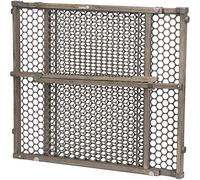 Safety 1st Puerta de bebé Ajustable para Puertas, Puertas de fijación a presión para Mascotas, niños pequeños, bebés, niños, Madera Vintage, Gris