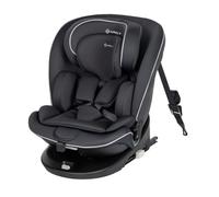 Safety 1st Saturn 360 i-Size, silla de coche giratoria 360°, 0-12 años (40-150 cm), ISOFIX, rotación FlexiSpin, 5 reclinaciones, 12 reposacabezas, Black
