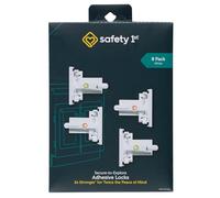 Safety 1st - Secure-to-Explore Adhesive Cabinet Locks Baby Proofing, Child Locks for Cabinets and Drawers (8 Locks), White