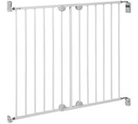 Safety 1st WallFix, Valla Seguridad Infantil Extensible Metálica para Pared, Barrera Extensible, 62-102 cm, Seguridad Puerta Niños, Abertura 1 Mano, 1o2 Direcciones, Fácil Montaje Desmontaje, Blanca