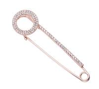 Safety Cardigan Buff Tie Pin Creative Crystal Brooches Shawl