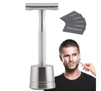 Safety Edge, Double Edge, 14.5×5×3.5cm Mens Safety, Metal Supply, Safety, Supply Razors for Men, Travel-Friendly