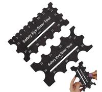 Safety Eye Sizer | Herramienta de Medición de Madera 2 Piezas Diámetro 4-32 mm | Calibrador para Accesorios de Punto Fabricación de Muñecas | Principiantes y Apasionados Manuales