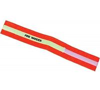Safety First Aid Group Brazalete Fire Warden brilla en la oscuridad
