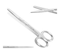 Safety First Aid Group - Tijeras de apósito de acero inoxidable para enfermeras, 13 cm, tijeras médicas seguras y duraderas para vendaje y extracción de vendajes