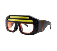 Safety Glasses With Lights - Safety Glasses Light | Rechargeable Adjustable Headlamp With Motion Sensor | Safetys Glassesfor Work Construction Industrial Woodworking Metalworking Welding Manufacturing