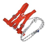 Safety Harness - Adjustable Double-Strap Gear,Safety Stable Harness Fall Protection - Occupational Health Products For Men Beginners Professionals Window Cleaner Warehouse Utility Work Bridge