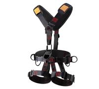 Safety Harness Fall Protection Kit, Five-Point Belt, Adjustable Detachable Buckle Design, 31.5x59.06 inches Tree Climbing Hunting Harness Gear, Ideal for Men and Outdoor Use