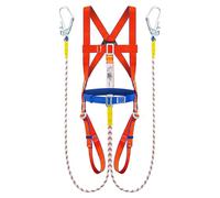 Safety Harness - Professional Full , Quick Release Work Equipment, Comfort Fit Fall Arrest System, Reinforced Straps And Buckles | Essential Personal Protection Gear For Men, Tower, Mainte
