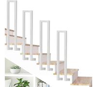 Safety il para escaleras en forma de U para personas mayores, barandilla de transición para interiores y exteriores, barra de soporte de hierro forjado de 85 cm para pasillo de jardín