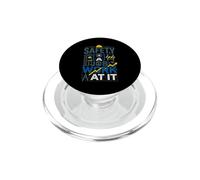 Safety Is A Job Work At It Officer Workplace Motto PopSockets PopGrip para MagSafe