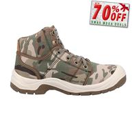 Safety Jogger Desierto S1P Hombre Resistente Anti Estática Botas Seguridad Verde
