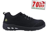 Safety Jogger ECOFITZ S1P Zapatillas De Seguridad Para Hombre Negros