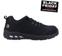 Safety Jogger ECOFITZ S1P Zapatillas De Seguridad Para Hombre Negros