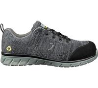 Safety Jogger ECOMORRIS S1P Low Zapatos de seguridad producidos de forma sostenible, ligeros, cómodos, gris, 46 EU