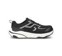 SAFETY JOGGER Freedom S1PS Low - Zapatillas de seguridad unisex sin metal ESD S1 PS, negro blanco, 44 EU