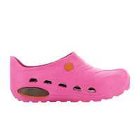Oxypas Safety Jogger Zuecos Ligeros para Hombres y Mujeres 41/42 EU - OXYVA - Zuecos Antideslizantes, Antibacterianos, Antiestáticos y Antifúngicos, Zapatos de Seguridad, Rosa