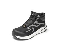 SAFETY JOGGER SafetyJogger 013510 Freedom - Zapatos de seguridad, negro y blanco, 38 EU