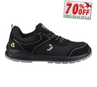 Safety Jogger Unisex Deportivo Corte Bajo Ecocador Seguridad Zapatos Negro