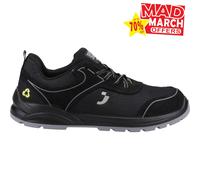 Safety Jogger Unisex Deportivo de Corte Bajo Ecocador Zapatos de Seguridad Negro