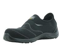 SAFETY JOGGER Zapatos de Trabajo Ligeros - Kassie - Zapatos de Seguridad Antideslizantes para Hombre y Mujer, Ideales para enfermería, Hospital, restauración o Limpieza, Color Negro, Talla 39 EU