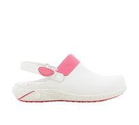 SAFETY JOGGER Zuecos de Seguridad para Mujer 35 EU - Dany - Zapato de Trabajo Cómodo y Ligero, Ideal para Enfermeras, Cocina o Interior, Antideslizante y Amortiguador, Oxypas, Rosa