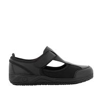 SAFETY JOGGER Zuecos de Seguridad para Mujer 36 EU - Camille - Zapato de Trabajo Cómodo y Ligero, Ideal para Enfermeras, Cocina o Interior, Antideslizante y Amortiguador, Oxypas, Negro