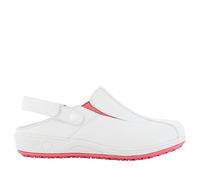 SAFETY JOGGER Zuecos de Seguridad para Mujer 37 EU - Zapato de Trabajo Cómodo y Ligero, Ideal para Enfermeras, Cocina o Interior, Antideslizante y Amortiguador, Oxypas, Rosa