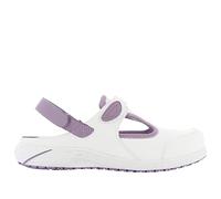 SAFETY JOGGER Zuecos de Seguridad para Mujer 38 EU - Camille - Zapato de Trabajo Cómodo y Ligero, Ideal para Enfermeras, Cocina o Interior, Antideslizante y Amortiguador, Oxypas, Violeta