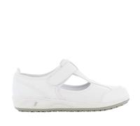 SAFETY JOGGER Zuecos de Seguridad para Mujer 39 EU - Camille - Zapato de Trabajo Cómodo y Ligero, Ideal para Enfermeras, Cocina o Interior, Antideslizante y Amortiguador, Oxypas, Blanco