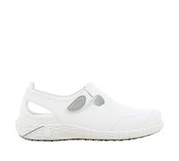 SAFETY JOGGER Zuecos de Seguridad para Mujer 39 EU - Lina - Zapato de Trabajo Cómodo y Ligero, Ideal para Enfermeras, Cocina o Interior, Antideslizante y Amortiguador, Oxypas, Blanco
