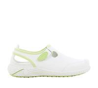 SAFETY JOGGER Zuecos de Seguridad para Mujer 39 EU - Lina - Zapato de Trabajo Cómodo y Ligero, Ideal para Enfermeras, Cocina o Interior, Antideslizante y Amortiguador, Oxypas, Verde