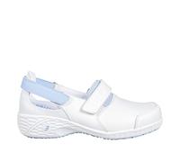 SAFETY JOGGER Zuecos de Seguridad para Mujer 39 EU - Samantha - Zapato de Trabajo Cómodo y Ligero, Ideal para Enfermeras, Cocina o Interior, Antideslizante y Amortiguador, Oxypas, Azul