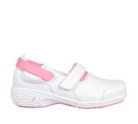 SAFETY JOGGER Zuecos de Seguridad para Mujer 39 EU - Samantha - Zapato de Trabajo Cómodo y Ligero, Ideal para Enfermeras, Cocina o Interior, Antideslizante y Amortiguador, Oxypas, Rosa