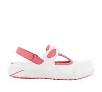 SAFETY JOGGER Zuecos de Seguridad para Mujer 40 EU - Camille - Zapato de Trabajo Cómodo y Ligero, Ideal para Enfermeras, Cocina o Interior, Antideslizante y Amortiguador, Oxypas, Rosa