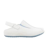 SAFETY JOGGER Zuecos de Seguridad para Mujer 42 EU - Zapato de Trabajo Cómodo y Ligero, Ideal para Enfermeras, Cocina o Interior, Antideslizante y Amortiguador, Oxypas, Azul