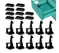 Safety Latches for Cabinets, Adjustable Safety Locks, 10 Pieces Baby Safety Drawers Lock, Baby Proofing Supplies, Protective Multifunctional Secure Latches for Pets, Kids