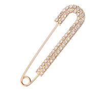 Safety Pin Brooch - Fashion Brooch Pins for Women, Vintage Rhinestone Clip for Dresses, Elegant Zircon Tightener with Secure Hold, Jewelry Accessories, Stylish Brooches for Wedding and Party
