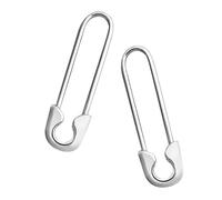 Safety Pin Hoop Pins Dangle Drop Fashion Jewelry - Paperclip Earrings | Edgy Fun Earring for Women | for Women Girls Birthday Accessories