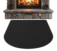 Safety-Proof HeartFireplace Mat Reusable Fireproof Foldable Fiberglass Pad | Silicone Safety-proofFireplace Fire-Resistant Grill Rug For Garden Backyard Indoor Home Kitchen Bedroom Deck Floor Wood Stove