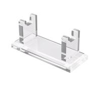 Safety Razor Stand - Acrylic, 4 x 1,6 x 1,5 in Razor Holder Horizontal | No Slip Base Space-Saving Organizer, Grooming Rack For Bathroom Counter, Vanity, Shower, Travel, Men Dad, Transparente,