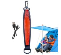 Safety Reflector - Colgantes de alta visibilidad con cadena reflectiva y correas para el coche, 10,43 x 1,57 pulgadas, Se référer au descriptif, Nailon, Consulte la descripción