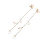 Safety Safe Earphone Wireless Earbud Pearl Dangle Earrings Hook Earring Strap for In-Ear Headset