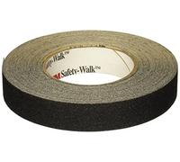 Safety-Walk 3M Alfombrilla Alta Agresividad Soporte Flexible 600 Series, Negro, 25 mm x 18.3 m