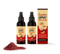 Saffron Hair Blackening Spray,Azafran-Haarschwärzungsspray, Naturensafrane und Polygonum Multiflorum-Essenzsprays,Volumizing Thickness Anti-Hair Loss für alle Haarypen (2)