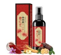 Saffron Hair Blackening Spray, Saffron Herbal Essence Spray, Saffron and Polygonum Multiflorum Essence Spray, Herbal Gray Hair Spray, Improve Dryness and Frizz (1)