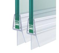 S'AFIELINA Goma Mampara Ducha 2 x 60 cm - Junta Mampara Ducha para puertas de 7-8 mm - Goma para Mampara de Ducha Cortable - Fácil de instalar