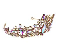 SAFIGLE 1 Diadema De Colorida Para Novia Nupcial Tocado De De Imitación Tocado De Boda Para Mujer Tocados De Novia Para Boda Para Mujer